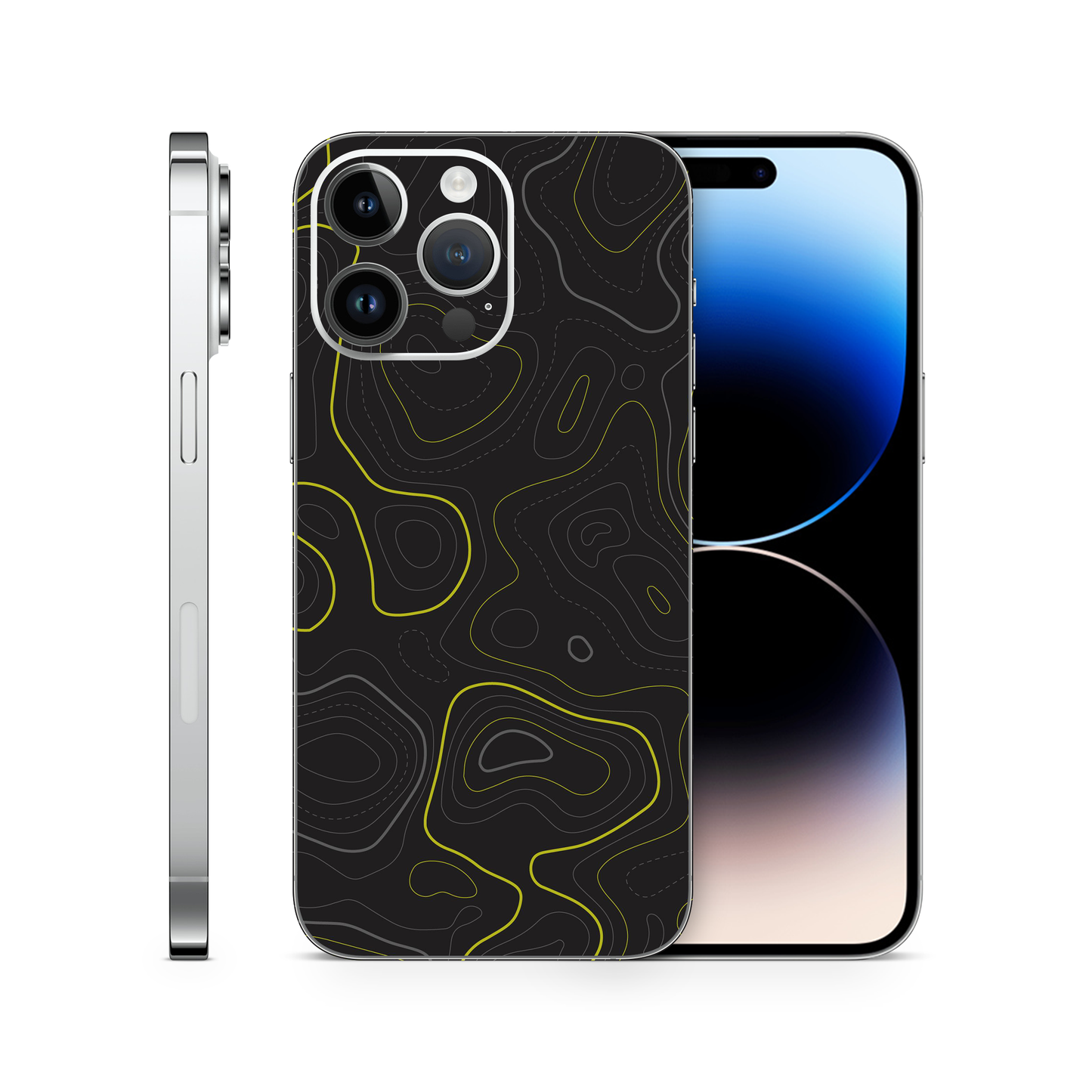 Topographic Phone Skins Compatible With Iphone