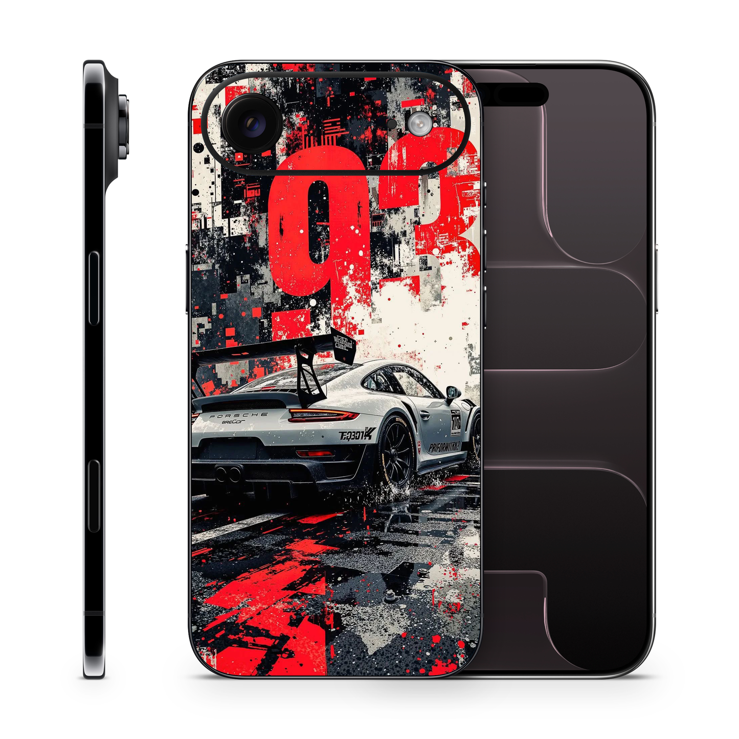 Auto Racing Phone Skins Compatible With Iphone