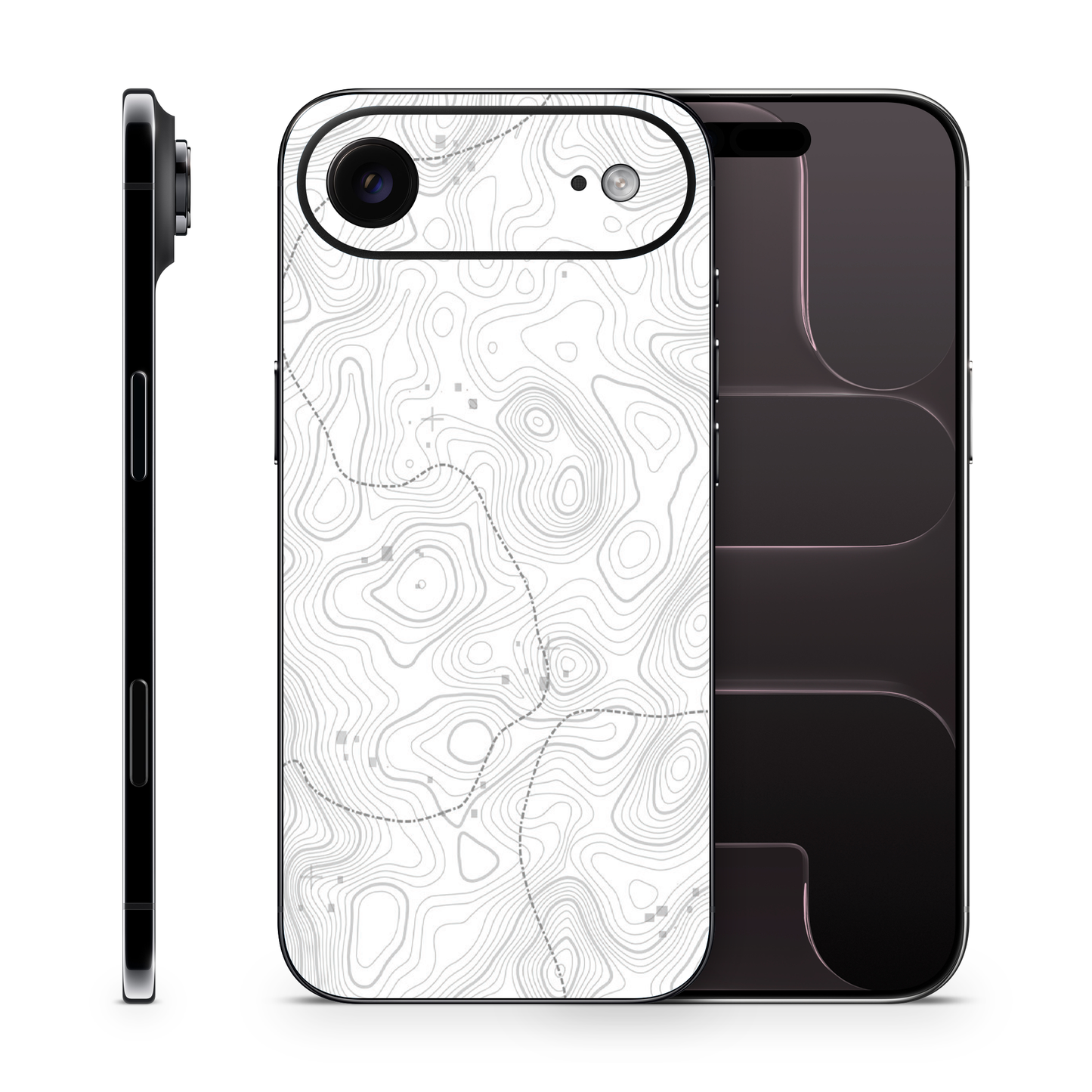 Topographic Phone Skins Compatible With Iphone