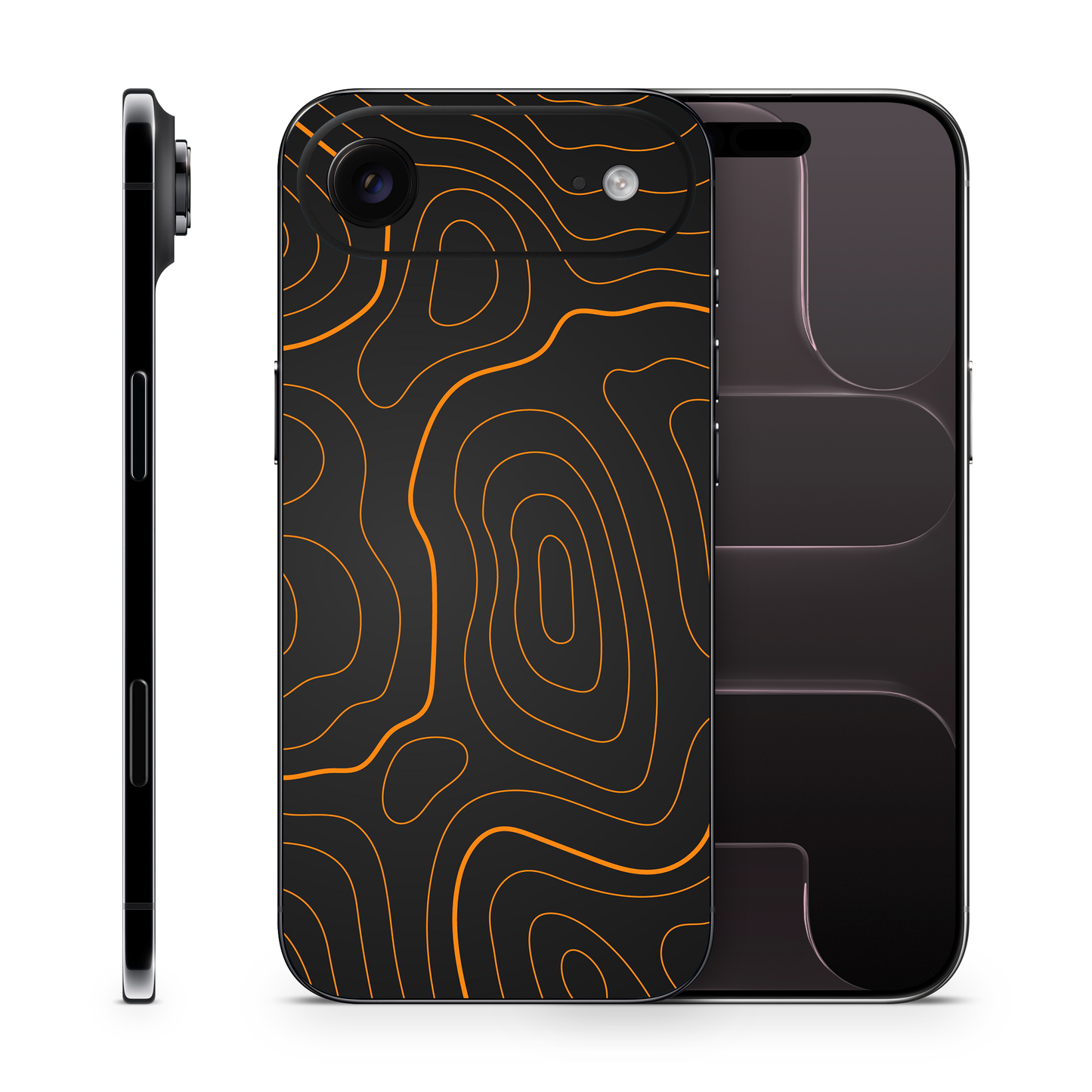 Topographic Phone Skins Compatible With Iphone