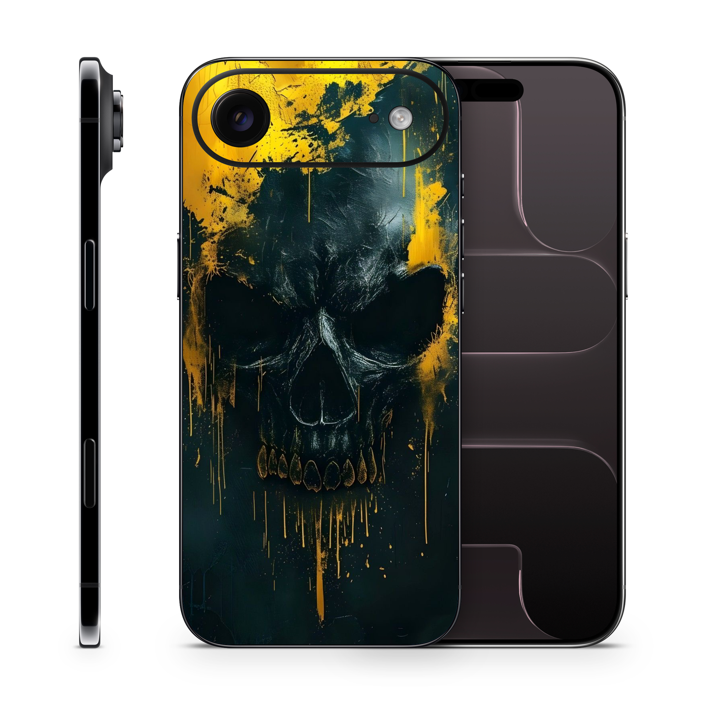 Dark Skull Phone Skins Compatible With Iphone