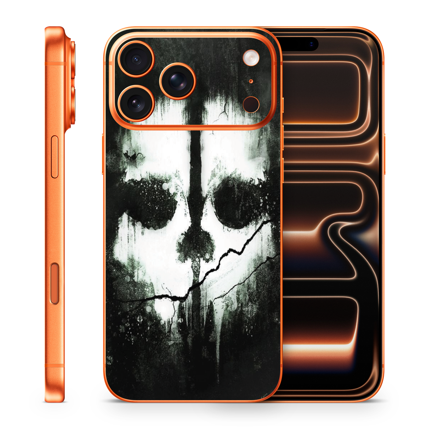 Vinyl Wrap Skin Ghost COD Compatible With Iphone