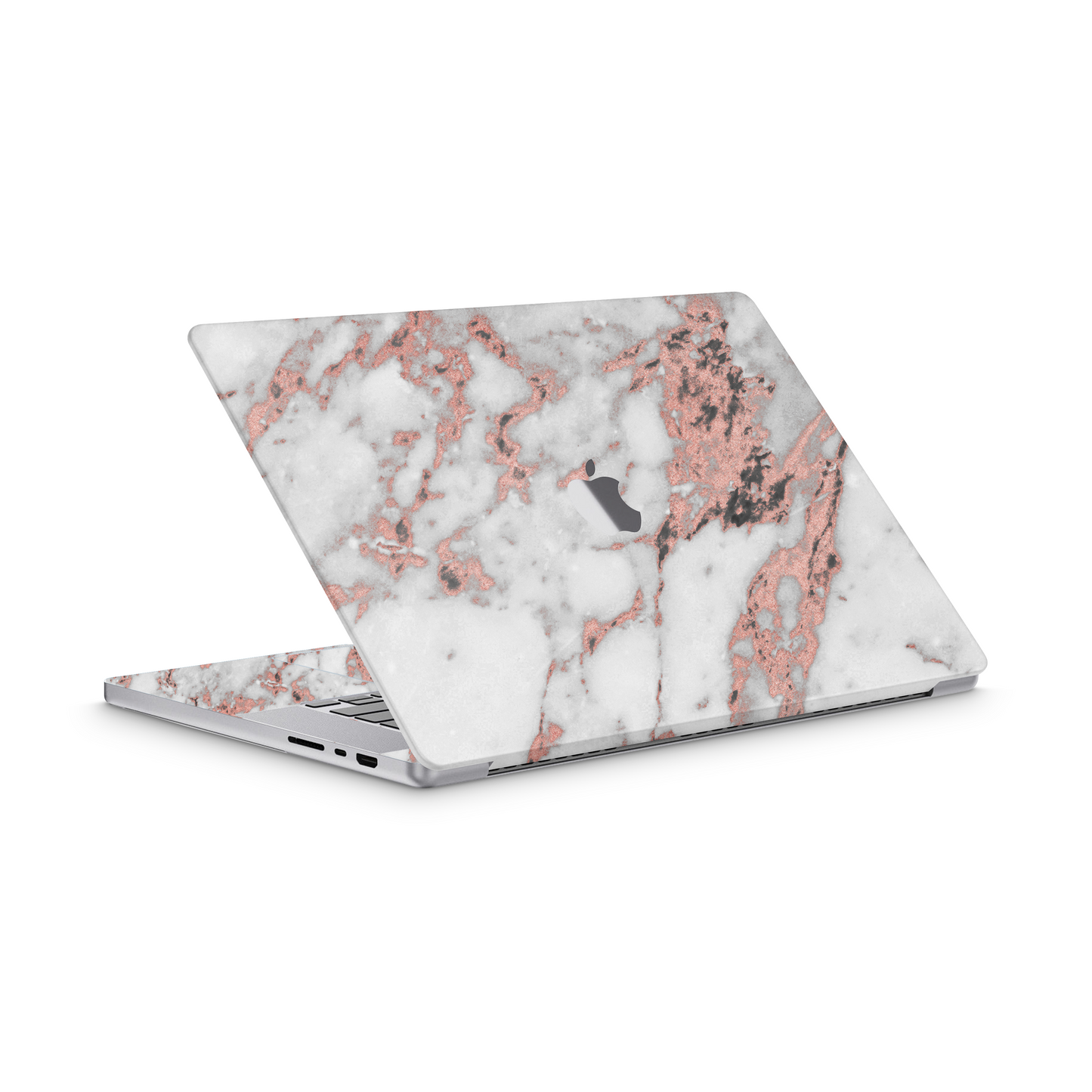 Rose Gold Marble Vinyl Skins Compatible with MacBook Pro