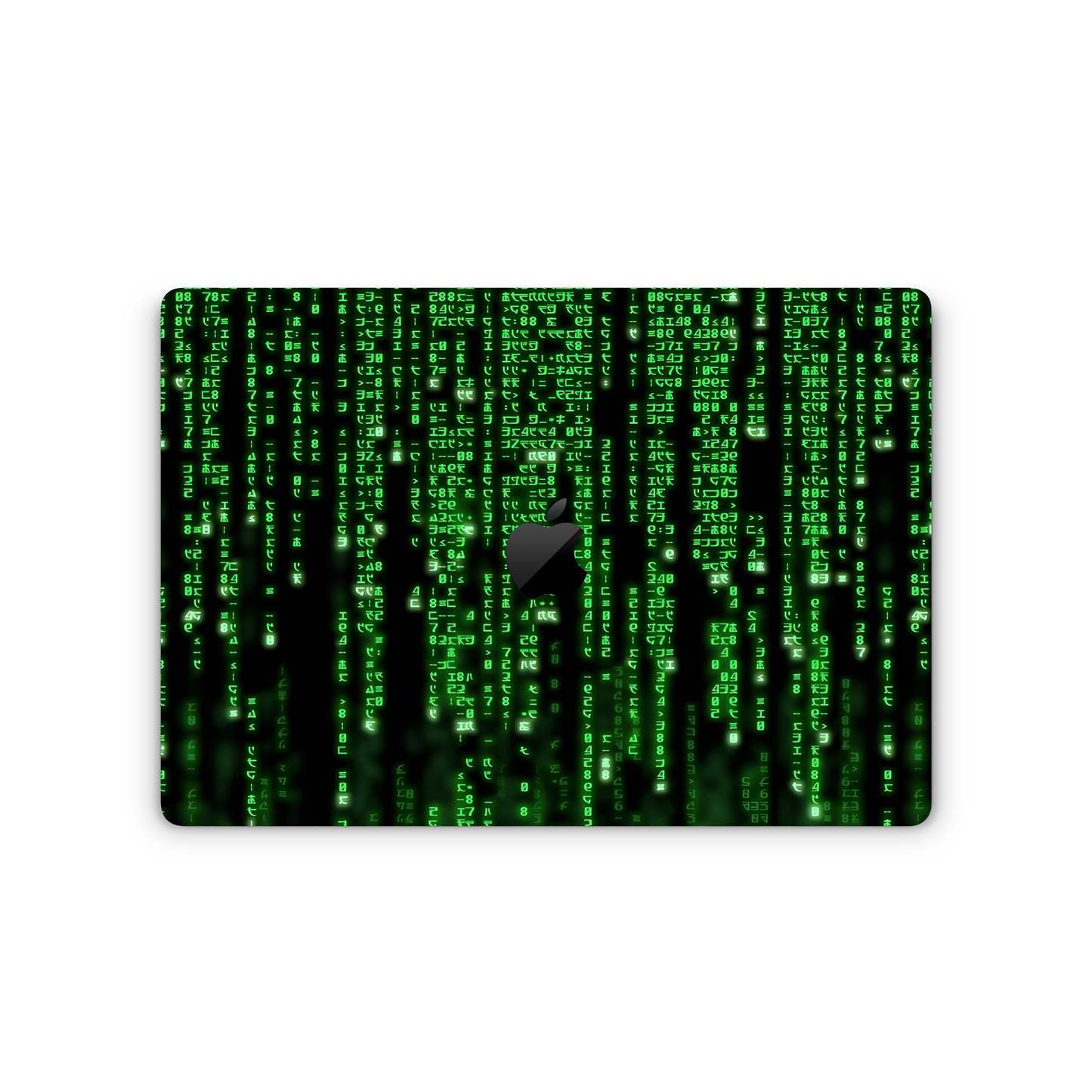 Green Code Vinyl Skins Compatible with MacBook Pro