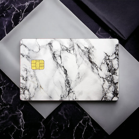 Credit Card Vinyl Skins Marble Decal