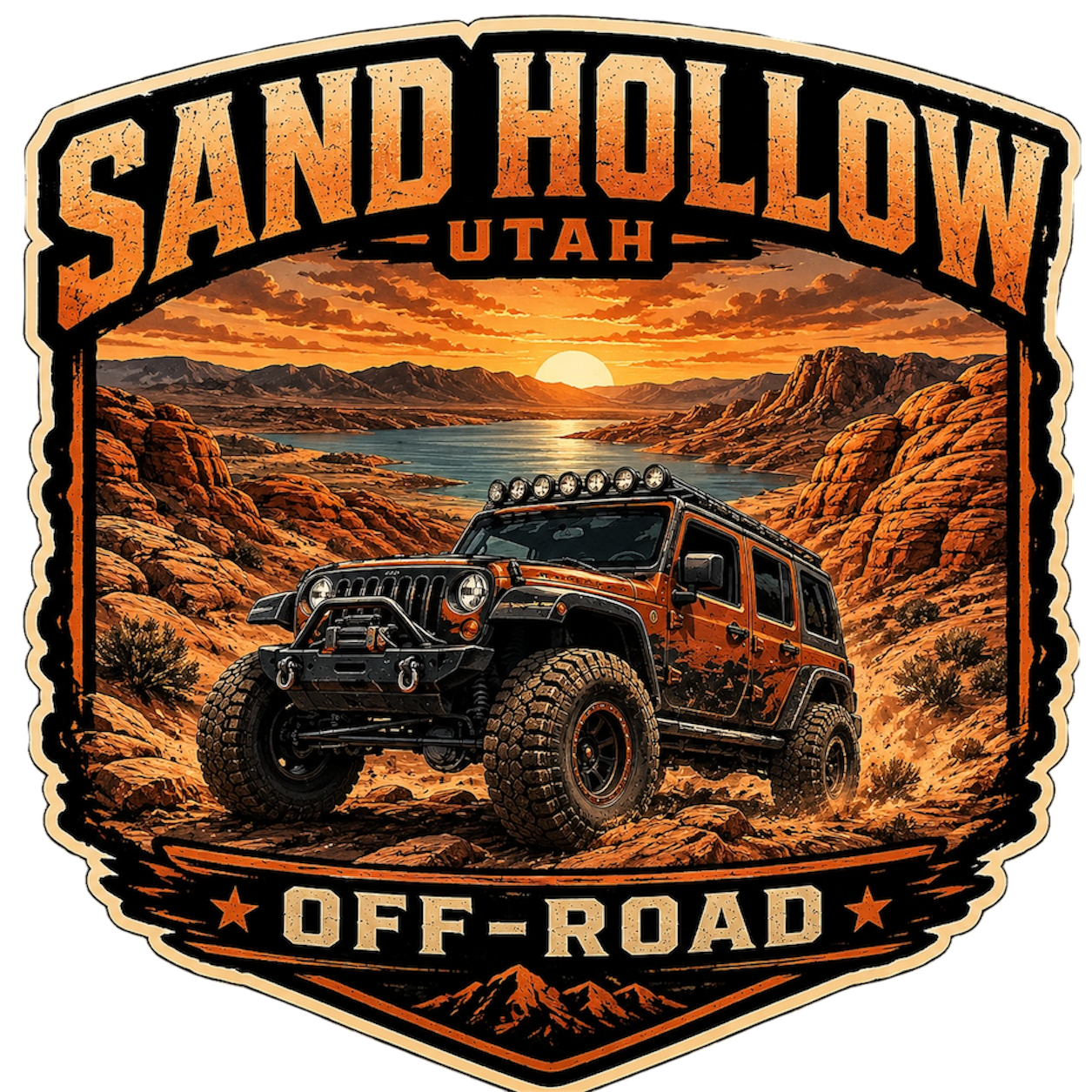 Sand Hollow Utah Off Road Decal