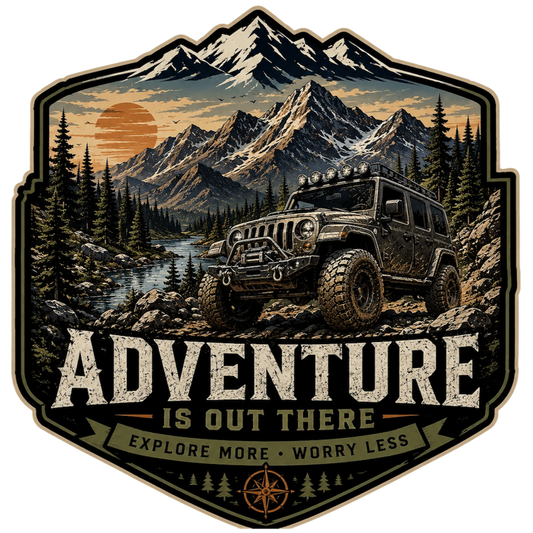 Adventure is Out There Off-Road Decal