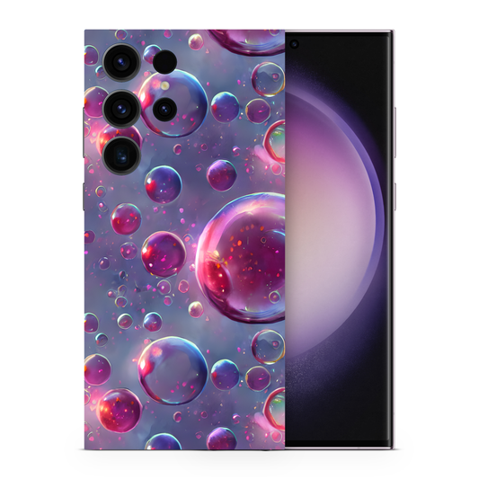 Vinyl Phone Skins Bubbles Compatible With Samsung Galaxy