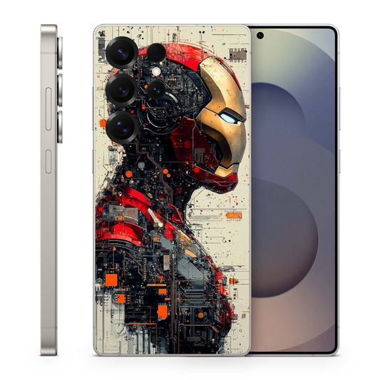 Vinyl Wrap Skin Iron-Man Compatible With Samsung Galaxy S 25 Ultra