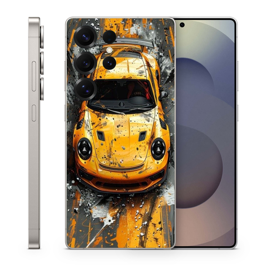 Vinyl Wrap Skin Auto Racing Compatible With Samsung Galaxy S 25 Ultra