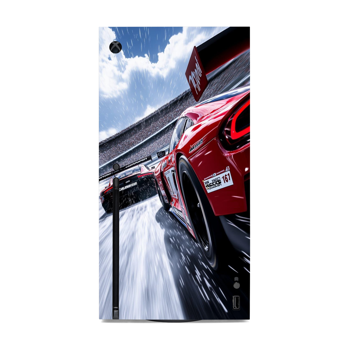 Auto Racing Vinyl Skins Compatible with X-Box Series X
