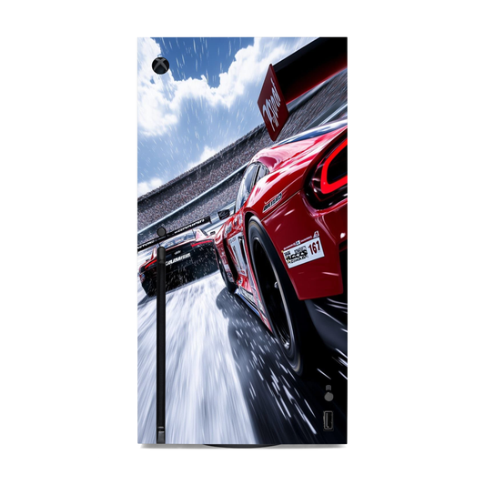 Auto Racing Vinyl Skins Compatible with X-Box Series X
