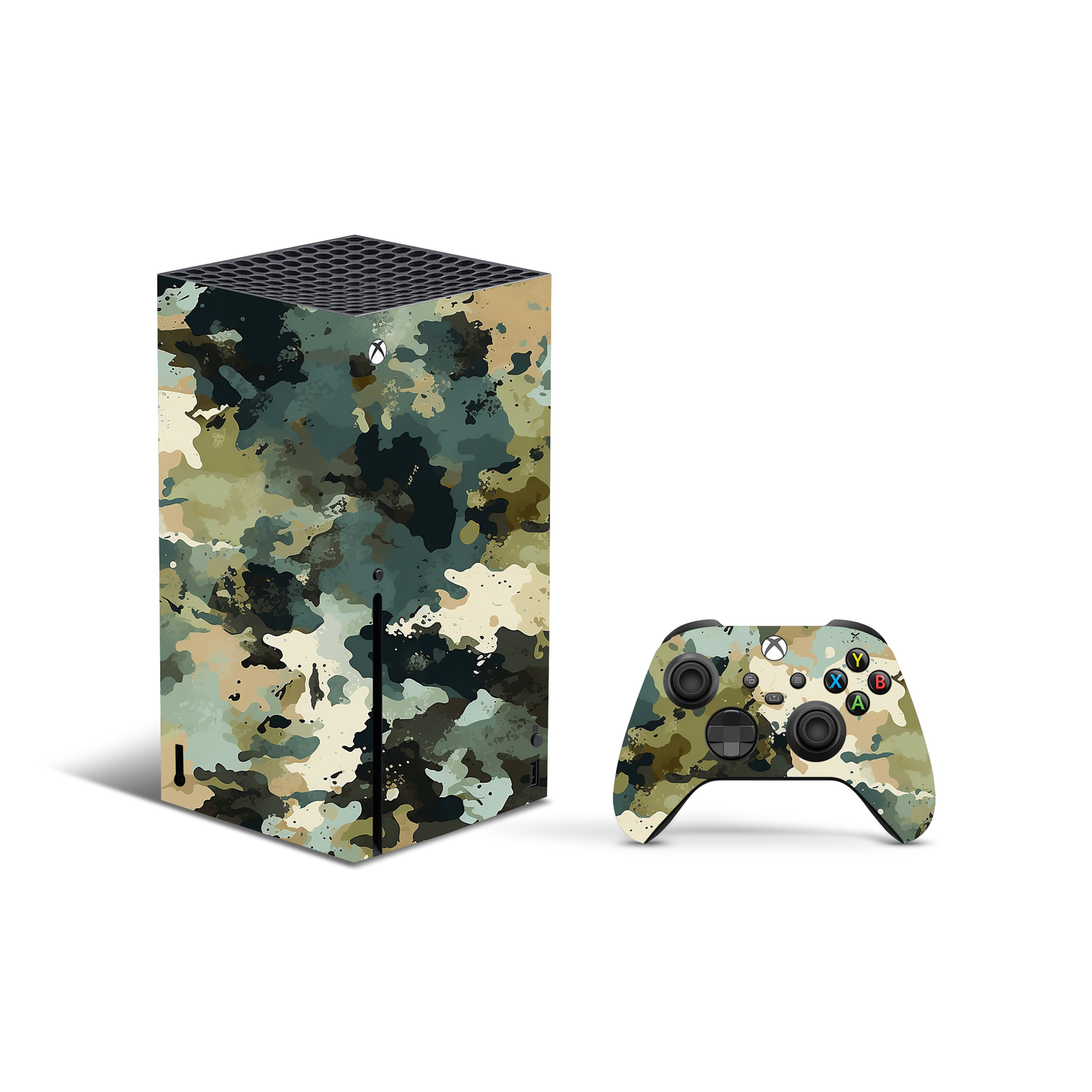 Vinyl Wrap Skin Camo Compatible with X-Box Series X +2 Controller Skins