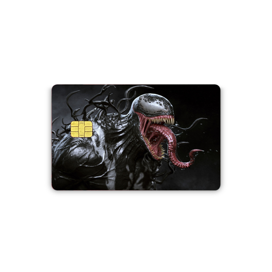 Credit Card Skins Venom for Transportation Key, Debit, Credit Card Covering Personalizing Bank Card Slim, Waterproof Vinyl Skins