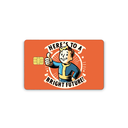 Credit Card Skins for Transportation Key, Debit, Credit Card Covering Personalizing Bank Card Slim, Vinyl Decal Vault Boy