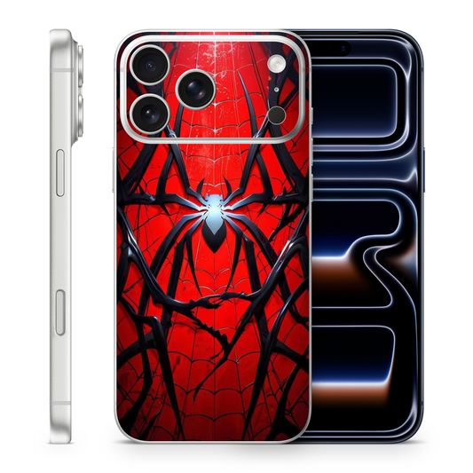 Spider web-slinging superhero Vinyl Wrap Skin Compatible with iPhone