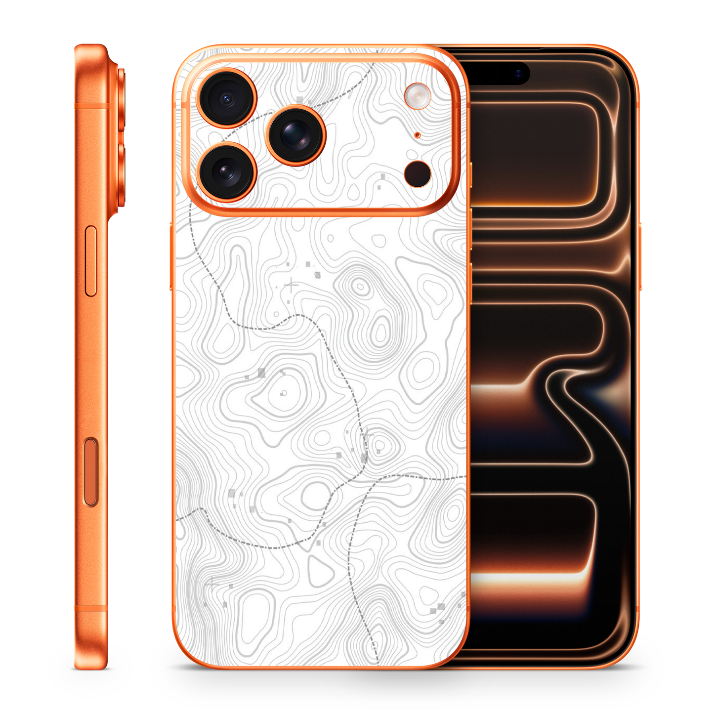 Topographic Phone Skins Compatible With Iphone